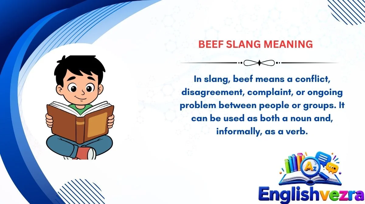 Beef Slang Meaning