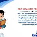 Bro Meaning From a Girl