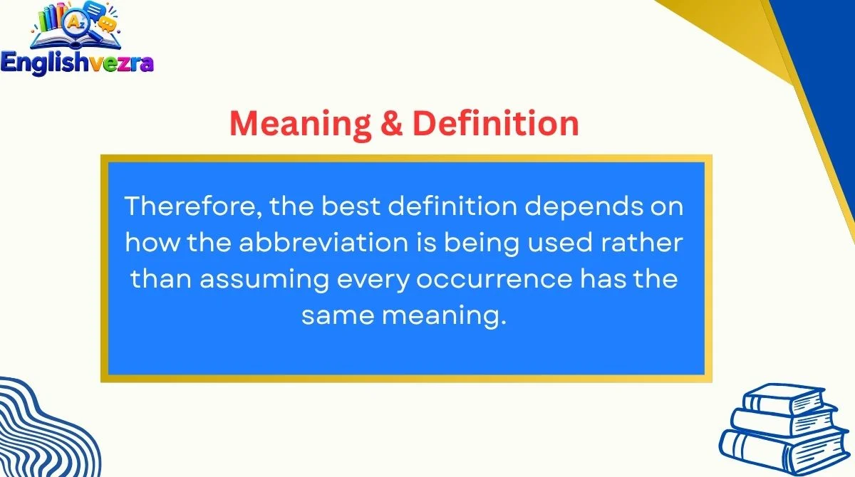 Meaning & Definition