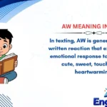 AW Meaning in Text